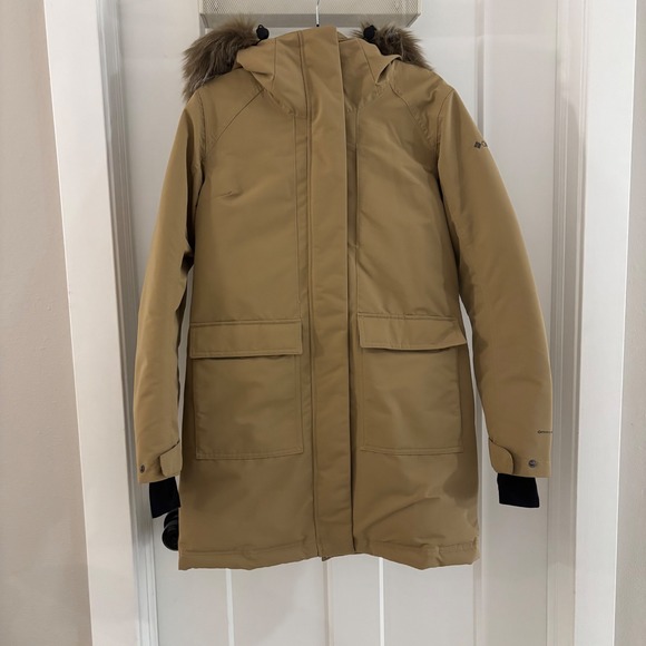 Columbia Women's Little Si™ II Insulated Parka winter coat w Faux Fur Hood Small - Picture 3 of 11